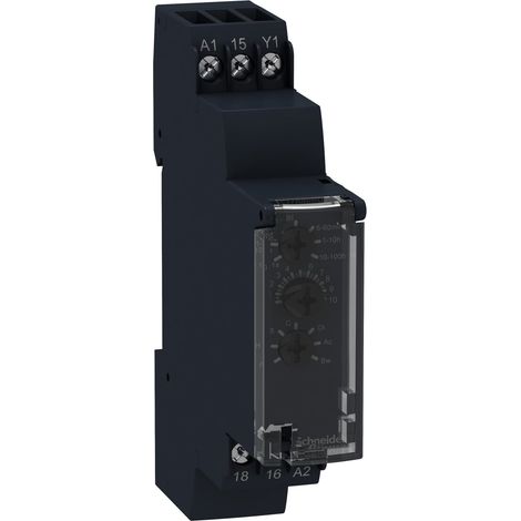 Schneider Electric RE17RMMU RE17RMMU Relè temporizzato Multifunzionale 1 pz. Intervallo di tempo: 0.1 s - 100 h 1 scamb