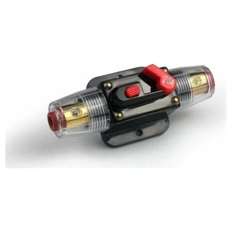 20A Auto-Leistungsschalter 12V - 24V DC Autoschutz mit manuellem Sicherungsrückstellschalter (1/4)