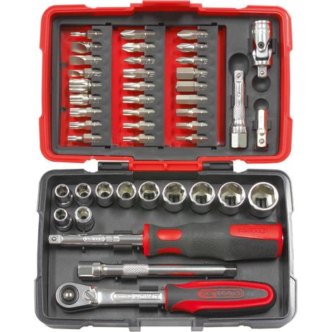 KSTOOLS-Steckschlüsselsatz - 44 Stück 1/4 - 922.0644 (1/3)