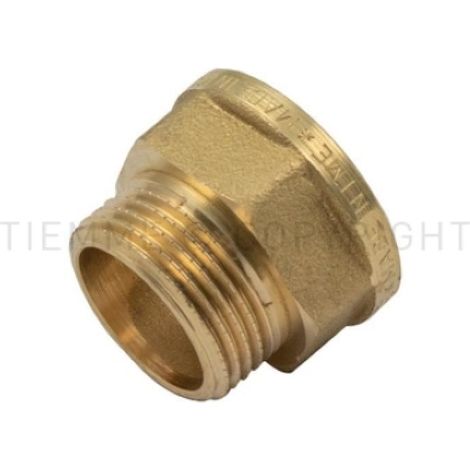 Raccordo diritto m f 1/2 x 3/4 ottone uni iso 228 tiemme 1500043