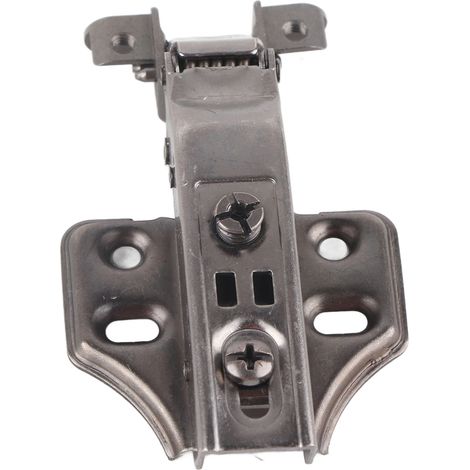 Charnière de Porte d'Armoire Hydraulique Silentbloc en Aluminium, Charnière à Frappe Libre pour Meuble