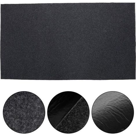 Tapis de barbecue résistant résistant à la chaleur résistant au feu pour barbecue au gaz et au gaz pour le jardin, idéal pour le camping, les fêtes dans la cour (75CM x 124CM)-NANOTEH (1/5)