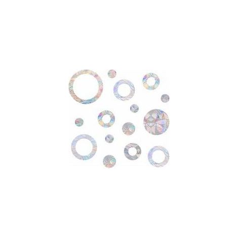 24pcs Autocollants de Fenêtre Anti-Collision Translucides Stickers Anti Collision Oiseaux Statique Stickers Vitres Fenetres Oiseaux Autocollants d'Alerte Anti-Collision pour Fenêtre et Porte en Verre (1/5)