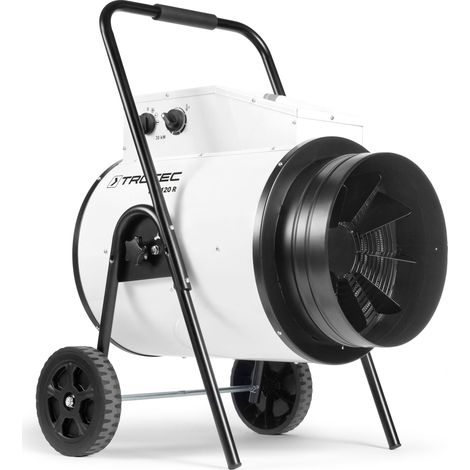 TROTEC Bauheizer TDS 120 R – Heizleistung 15 kW / 30 kW – Elektroheizer Luftmenge 1900 m³/h – Heizlüfter für große Räume (1/5)