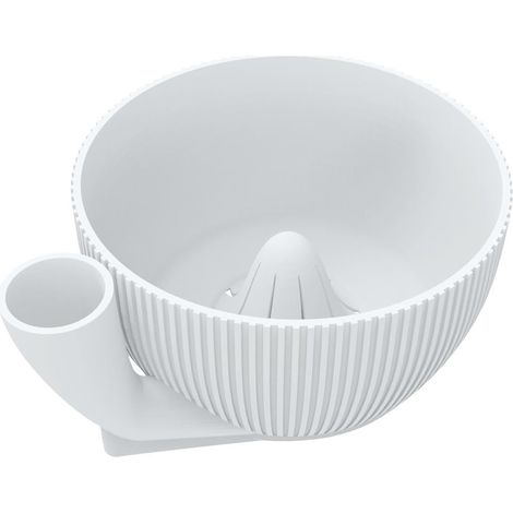 Panier rotatif lavage fruits légumes avec passoire égouttoir 10 pouces double étange riz salade (1/5)
