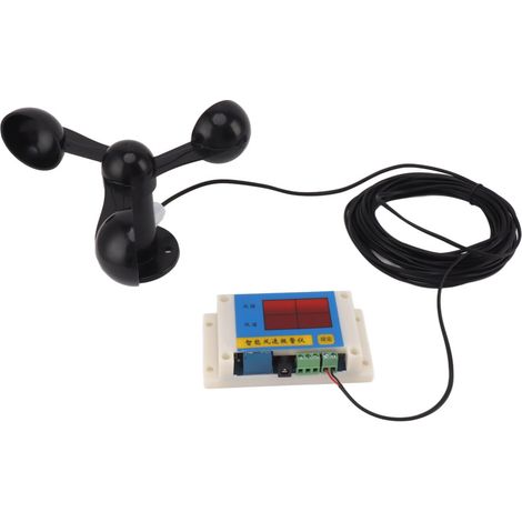Anémomètre pour grue à tour à 3 pales, haute précision, USB 5V, 2 à 12 leviers, alarme de vitesse du vent pour usage extérieur (1/5)