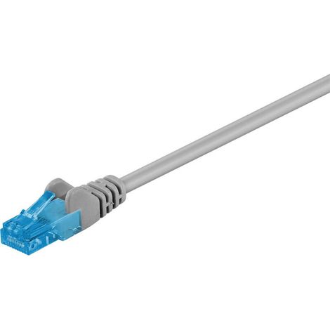 Goobay 55417 cable de red Gris 0,25 m Cat6a U/UTP (UTP) (1/2)