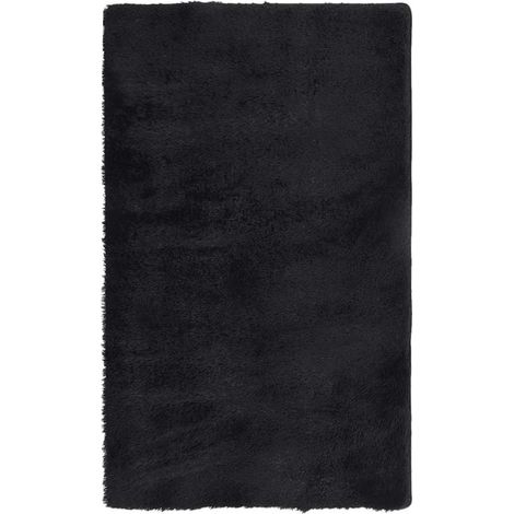 vidaXL Tappeto Shaggy a Pelo Lungo NAVARRA Nero 60x100 cm (1/5)
