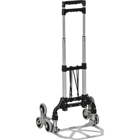 Chariot pliant, charge maximale 70 kg, adapté aux escaliers (1/5)