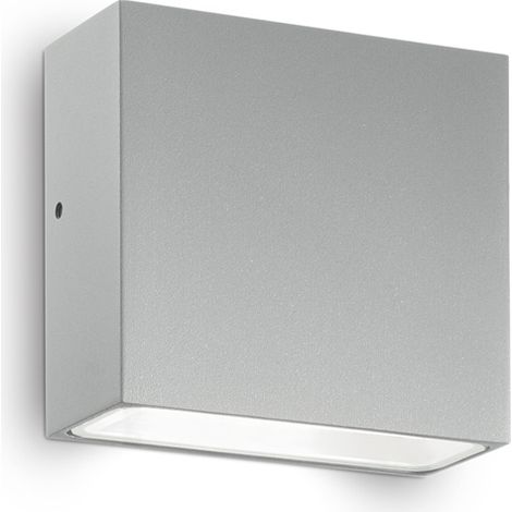 Applique Moderna Tetris-1 Alluminio Grigio 1 Luce G9 (1/2)