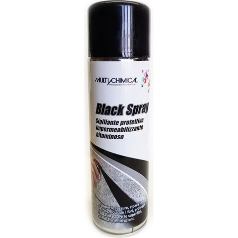 Black spray 500ml sigillante protettivo impermeabilizzante bituminoso (1/3)