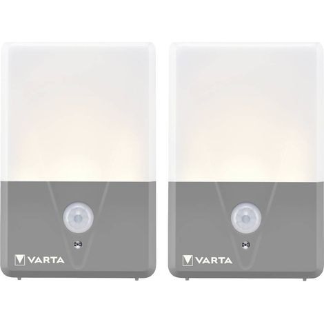 Varta 16634101402 Motion Sensor Outdoor Light Lampada LED per Esterni Sensore Movimento 40 lm IP44 2 Pezzi colore Grigio (1/4)