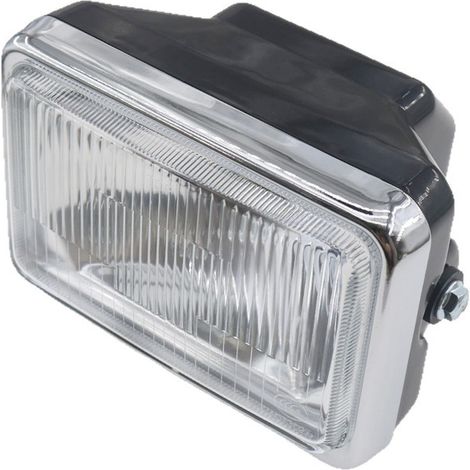 Pièces de moto : Bloc optique avant ultra-lumineux Daozai GS125 compatible avec les ampoules Suzuki King, phares carrés. (1/5)