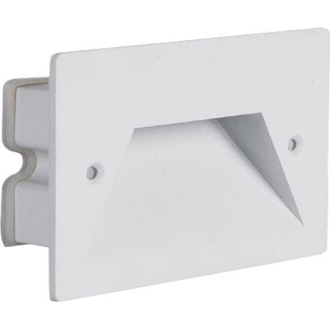 TRADE SHOP - Faretto Incasso Per Cassetta 503 Segnapasso 3w Tecnologia Cct Con Switch Ip65 Es49-3c - Bianco