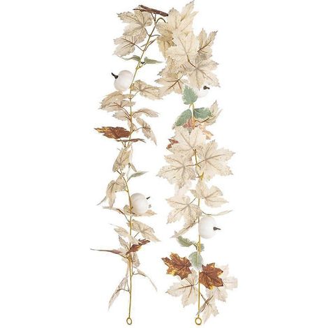 Guirlande de feuilles d'érable d'automne, 170 cm, fausse vigne, décoration d'automne, vigne de citrouille d'automne
