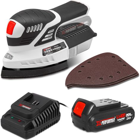 Ponceuse triangulaire 20V max avec batterie 2Ah - X PERFORMER