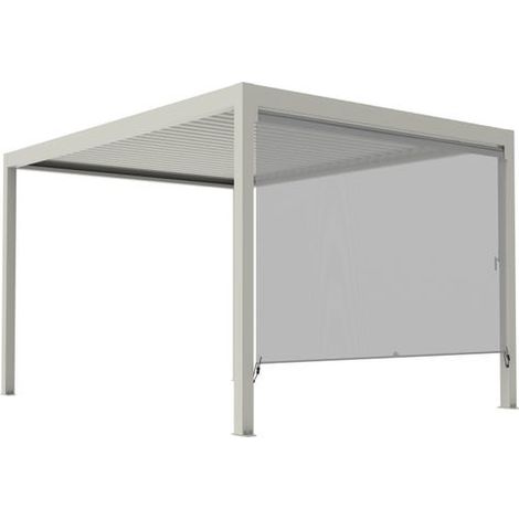Store Non Guidé 3m Blanc Pour Pergola Bioclimatique S et SV ORIAL France (1/5)