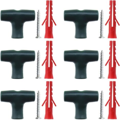 30pcs Clip de Clture Murale Fixation, Kit avec Vis d'ancrage pour Cadre de Fil du Poulet
