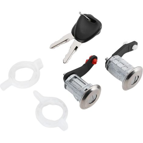 Zoternen – Cylindre de barillet de serrure de porte gauche droite avec 2 clés – Matériau ABS durable – Remplacement 7701470944 pour Renault Master 1998-2016 (1/5)