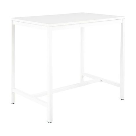 Table haute Swap L 120 x H 110 x P 80 cm Blanc - blanc - Maxiburo