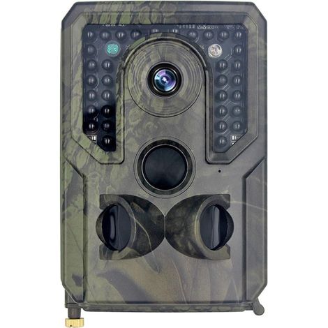Caméra Faune Sauvage Caméra de Jeu Piste 12MP 1080P avec Piles à Micro-Cartes caméra Chasse activée par Le Mouvement repérage Nocturne Infrarouge la Faune Fiable Précise(PR400 1080P) (1/5)