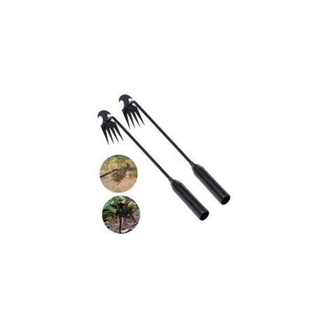 Outil de Désherbage, 2pcs Outil de Désherbage Manuel, Outil de Désherbage en Acier Inoxydable, Désherbeur, Outils de Jardin pour éliminer Les Mauvaises Herbes du Jardin(30cm) (1/4)