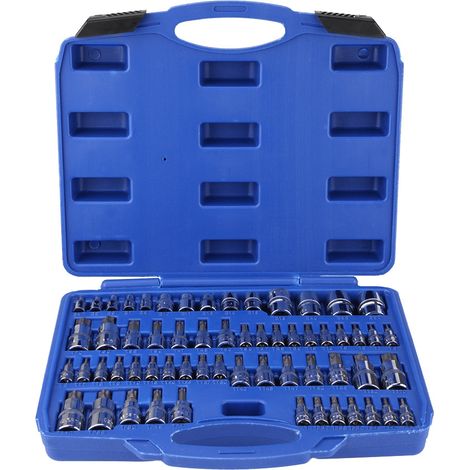 Coffret de 60 embouts Torx Star inviolables (entraînement 1/4", 3/8" et 1/2") (1/5)