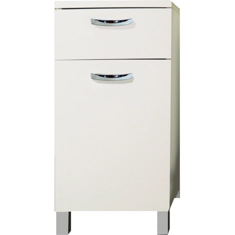 base cucina con cassetto e un'anta bianco - easy plus - 40 cm (1/2)