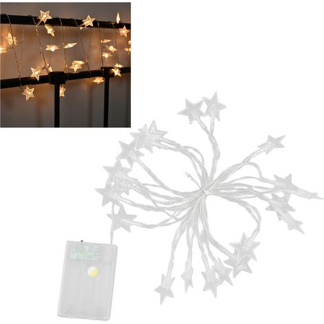 3M 20 LED-Lichterkette in Form eines fünfzackigen Sterns, kreative Lichtdekoration für Kinderzimmer/Weihnachtszimmer, batteriebetrieben (1/5)