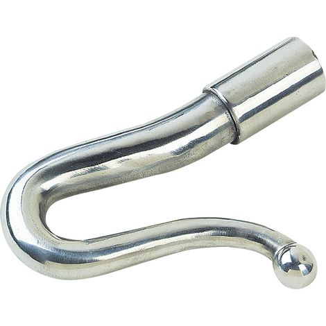 Crosse de berger en aluminium – À emmancher sur un manche de 21 mm – Pour élevage ovin – Résistante et légère – Kamer