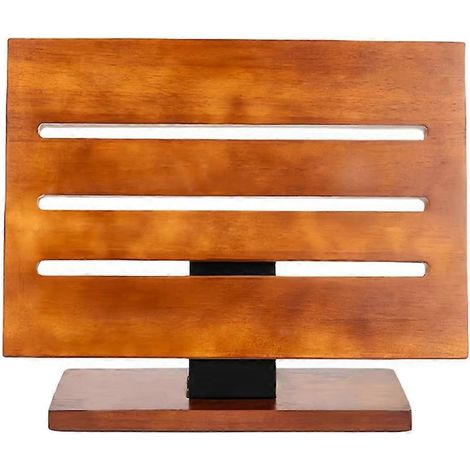 Porte-couverts magnétique en bois, bloc à couverts multifonctionnel pour la cuisine (1/5)