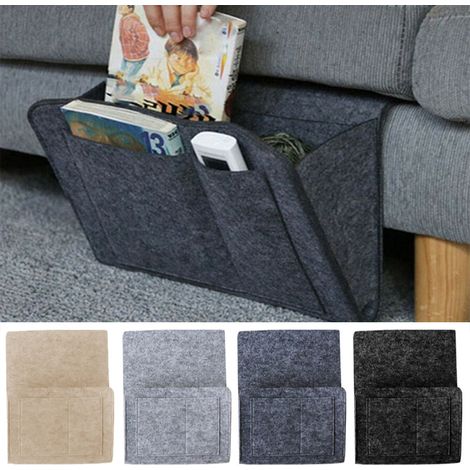 Filztasche, Filzaufbewahrungstasche, Filz-Hängetasche fürs Bett, Schlafsofa