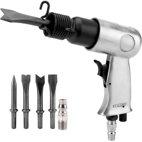 TC-PC 45 pneumatic hammer drill (for work on stone and metal, with kit of 4 x 120 mm chisels, oil bottle (empty), fitting, tension spring) (1/5)