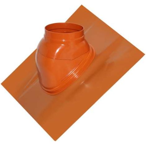 Bertrams 1 x Universal Dachpfanne Polyline LAS DN 80/125 und DN 60/100, terrakotta 41PFB80T