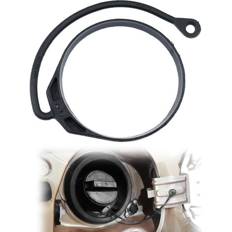 Câble Bouchon Réservoir - 1 Pièce - Plastique Noir Robuste - Fixation Sécurisée Bouchon - Audi A1 à Q7 et VW Golf 5 - Universel Compatible (1/5)