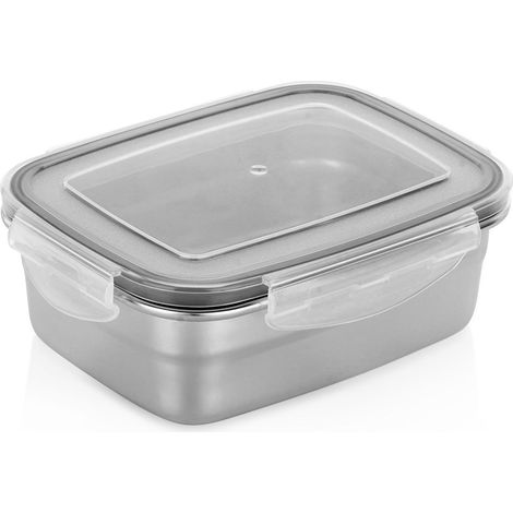 Steel food container with lid and seal 500 ml