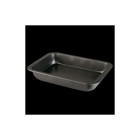 FPLUS bandeja horno antih.42x29x5cm. , BANDEJA HORNO CON ALAS
Molde de acero de 0,4 mm con tratamiento antiadherente «LifeStyle» en el interior y exterior.

Antiadherente muy resi