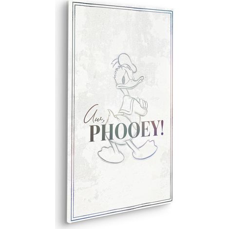 Komar Canvasbild Donald Duck Phooey - 60 x 40 cm - Bild auf Keilrahmen - für Kinderzimmer (1/2)