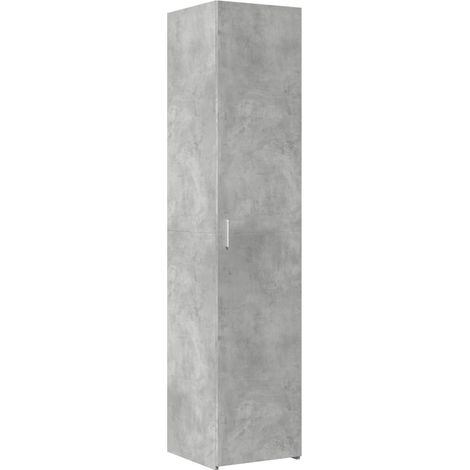 Highboard Concrete Grey 40x42.5x185 cm Engineered Wood vidaXL