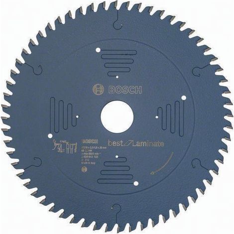 Bosch Kreissägeblatt Best for Laminate, 216 x 30 x 2,5 mm, 60 - 2608642133