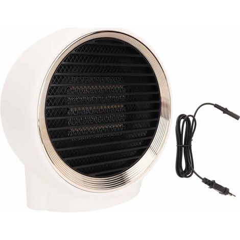 Calentador eléctrico portátil blanco de 95 V-240 V y 1000 W para interiores, con enchufe europeo. (1/5)