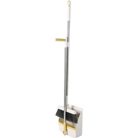 Balai Et Raclette - 100x23 Cm Balai - 83x23 Cm Raclette - Rotation 180 Degres - ABS Et Acier Inoxydable - Lot De 2 (1/5)