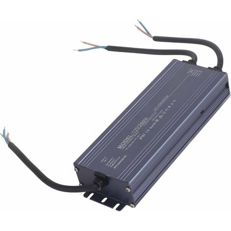 Alimentation étanche IP67 pour LED, transformateur d'éclairage 200 W AC 170-265 V 12 V 16,6 A (1/5)