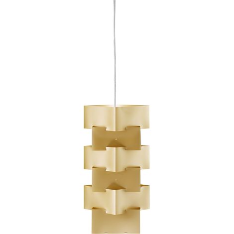 Sospensione Moderna Building Polilux ® New Gold E Metallo Cromo 1 Luce E27 (1/2)