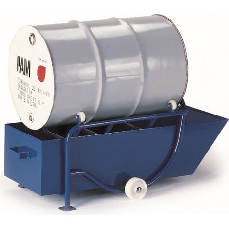 Rollcart Fasskippbock 250kg Tragkraft mit Polyamid-Rollen