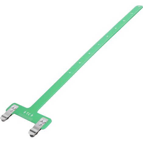 Règle de Mesure de Distance de Corde en T pour Arc en Alliage d'Aluminium Vert - Outil de Précision (1/5)