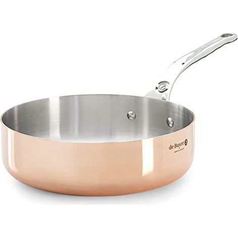 De Buyer SAUTEUSE DROITE, CUIVRE/ACIER INOX, PRIMA