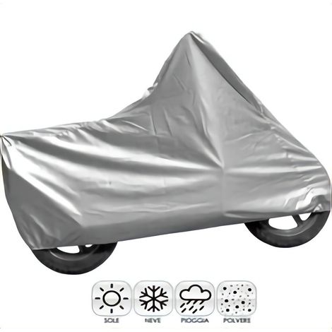 Housse Moto Scooter Gris 205x105x125 Xl Housse Moto Anti Pluie Neige