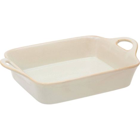 Rechteckige Keramikschale von Terre Inconnue, 23 x 18 cm, beige - Atmosphera créateur d'intérieur (1/2)