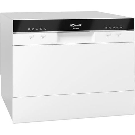 Bomann TSG 7405 lavastoviglie compatta bianca 6 coperti (1/3)